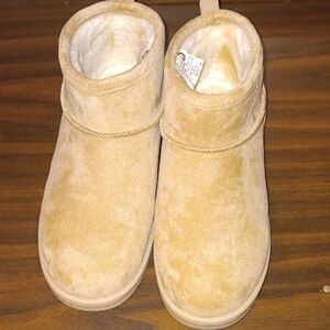 Tan Suede Ankle Boots